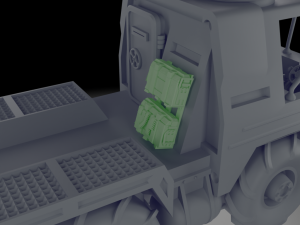 Wasteland Truck 3D Print Model