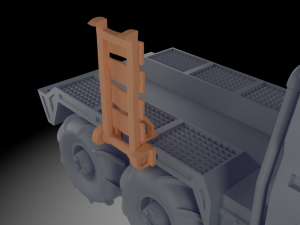 Wasteland Truck 3D Print Model