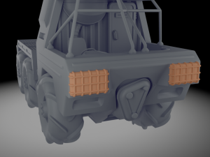 Wasteland Truck 3D Print Model