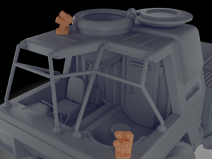 Wasteland Truck 3D Print Model