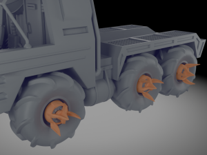 Wasteland Truck 3D Print Model