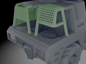 Wasteland Truck 3D Print Model