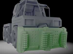 Wasteland Truck 3D Print Model