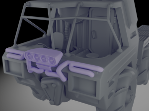 Wasteland Truck 3D Print Model