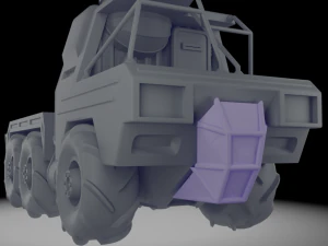 Wasteland Truck 3D Print Model