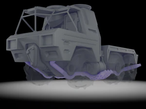 Wasteland Truck 3D Print Model