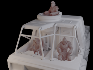 Wasteland Truck Crew 3D Print Model
