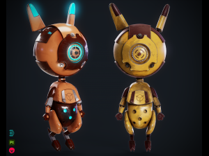 Robo Rabbit 3D Model