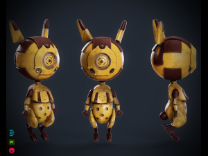 Robo Rabbit Modèle 3D
