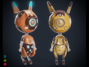 Robo Rabbit Modèle 3D