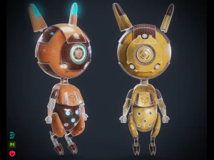 Robo Rabbit 3D Model