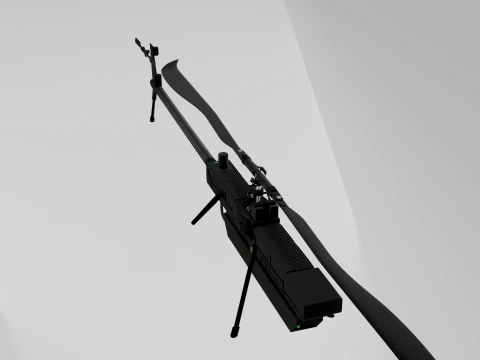 MILITARY GHOST DRONE UAV 3D Model