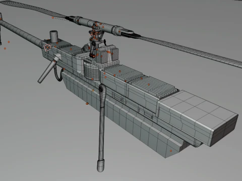 MILITARY GHOST DRONE UAV 3D Model