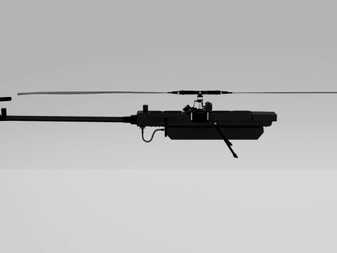 MILITARY GHOST DRONE UAV 3D Model