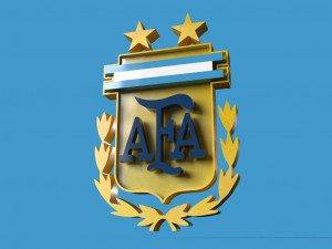 Logo AFA Argentina 3D Model