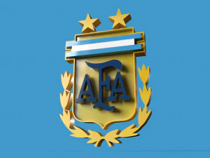 Logo AFA Argentina 3D Model