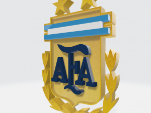 Logo AFA Argentina 3D Model