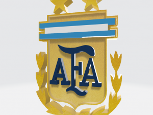 Logo AFA Argentina 3D Model