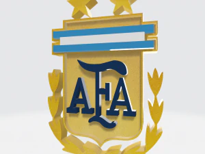 Logo AFA Argentina 3D Model