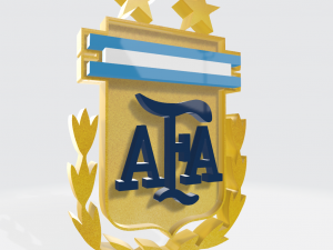 Logo AFA Argentina 3D Model