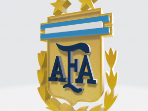 Logo AFA Argentina 3D Model