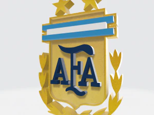 Logo AFA Argentina 3D Model