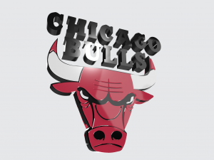 LOGO 3D MODEL TEAM CHICAGO BULLS NBA 3D Model