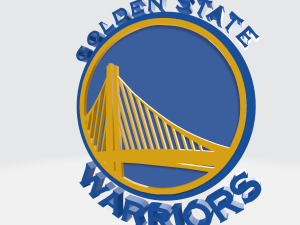 LOGO 3D MODEL TEAM GOLDEN STATE WARRIORS NBA 3Dモデル