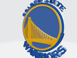 LOGO 3D MODEL TEAM GOLDEN STATE WARRIORS NBA 3D Model