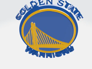 LOGO 3D MODEL TEAM GOLDEN STATE WARRIORS NBA 3D Model