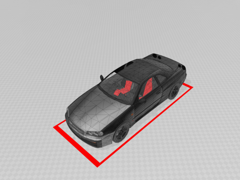 1999 nissan skyline gt25 coupe amateur build Modèle 3D