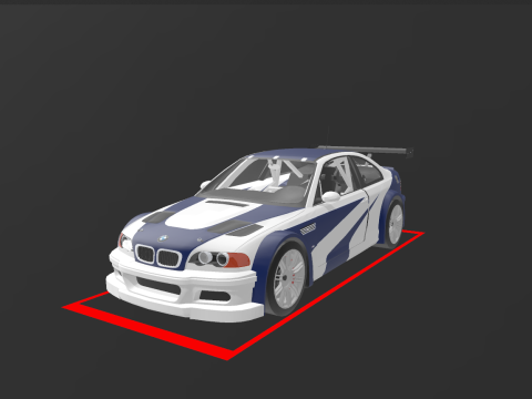 M3 GTR need for speed most wanted Modèle 3D