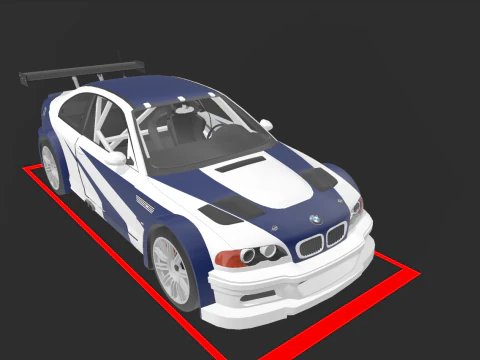 M3 GTR need for speed most wanted 3D Model
