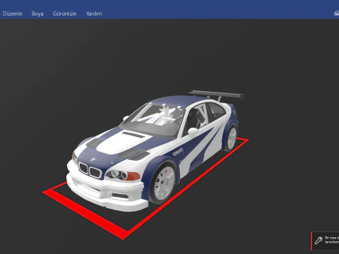 M3 GTR need for speed most wanted 3D Model