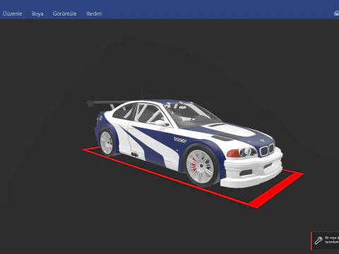 M3 GTR need for speed most wanted 3D Model