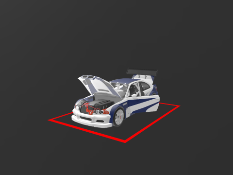 M3 GTR need for speed most wanted 3D Model