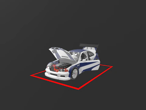 M3 GTR need for speed most wanted 3D Model