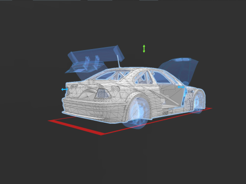 M3 GTR need for speed most wanted 3D Model
