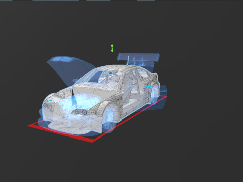 M3 GTR need for speed most wanted 3D Model
