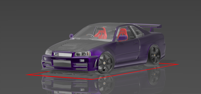 2005 nissan skyline bn-r34 gt-r nismo z-tune 3D Modell .c4d .max .obj .3ds .fbx .stl .blend