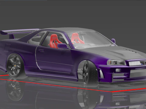2005 nissan skyline bn-r34 gt-r nismo z-tune 3D Model