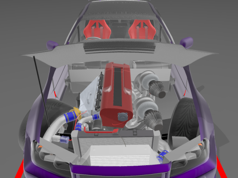 2005 nissan skyline bn-r34 gt-r nismo z-tune 3D Modell