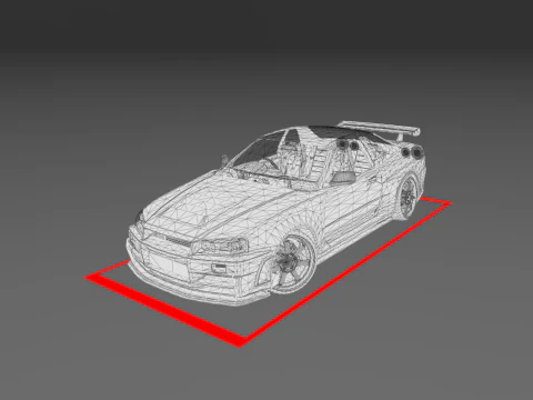 2005 nissan skyline bn-r34 gt-r nismo z-tune 3D Model