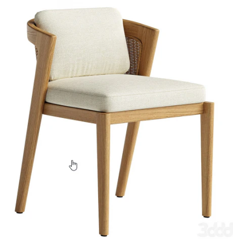 Chair 3D Model .c4d .max .obj .3ds .fbx .stl .blend 