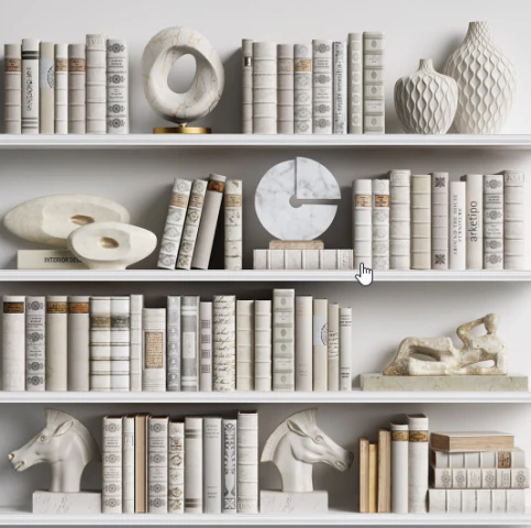 Decorative set 3D Model .c4d .max .obj .3ds .fbx .stl .blend 