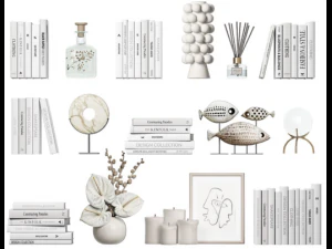 Conjunto decorativo Modelo 3D