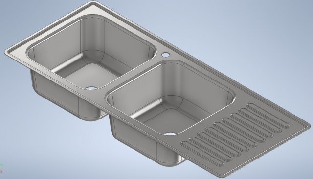 Lavadero metalico 3D Model .c4d .max .obj .3ds .fbx .stl .blend