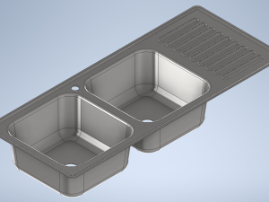 Lavadero metalico 3D Model