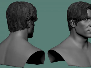 पुरुष बाल और दाढ़ी मॉडल 3D मॉडल