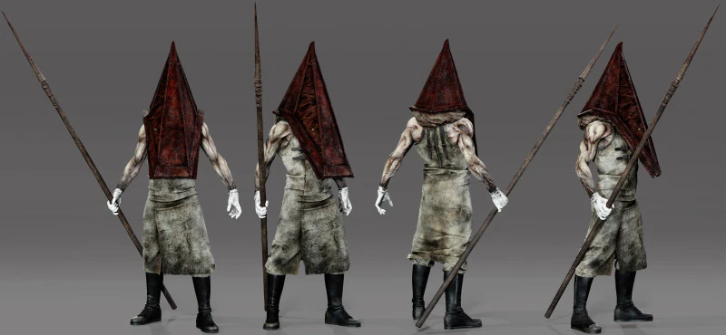 Pyramid Head Silent Hill 2 printable statue 3D Print Model .c4d .max .obj .3ds .fbx .stl .blend 